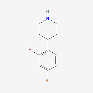 4-(4-Bromo-2-fluorophenyl)piperidine