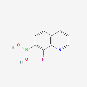 8-Fluoroquinoline-7-boronic acid