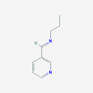 molecular formula C9H12N2 B056749 N-propyl-1-pyridin-3-ylmethanimine CAS No. 120739-67-5