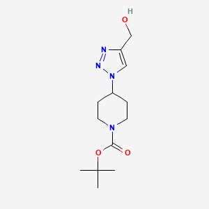 tert-Butyl 4-(4-(hydroxymethyl)-1H-1,2,3-triazol-1-yl)piperidine-1-carboxylate