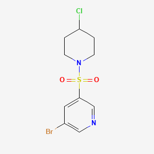 3-Bromo-5-(4-chloropiperidin-1-ylsulfonyl)pyridine