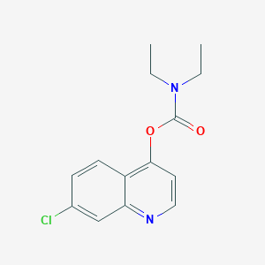 molecular formula C14H15ClN2O2 B5675018 (7-chloroquinolin-4-yl) N,N-diethylcarbamate 