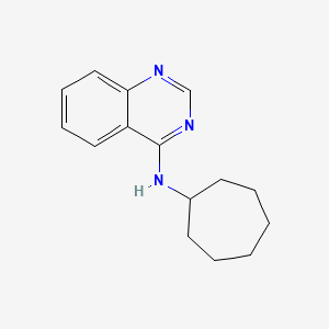 molecular formula C15H19N3 B5675077 N-cycloheptylquinazolin-4-amine 