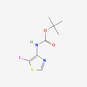 tert-Butyl (5-iodothiazol-4-yl)carbamate