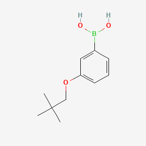 molecular formula C11H17BO3 B567538 3-(Neopentyloxy)phenylboronic acid CAS No. 1236191-14-2