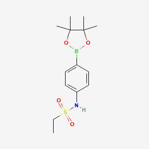 N-(4-(4,4,5,5-Tetramethyl-1,3,2-dioxaborolan-2-yl)phenyl)ethanesulfonamide