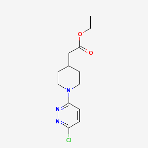 Ethyl 2-[1-(6-Chloro-3-pyridazinyl)-4-piperidyl]acetate
