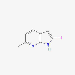 2-Iodo-6-methyl-1H-pyrrolo[2,3-b]pyridine