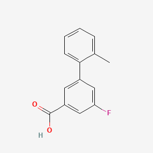 5-Fluoro-3-(2-methylphenyl)benzoic acid