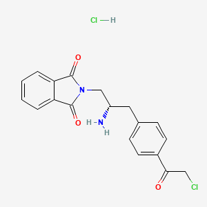 (S)-2-(2-aMino-3-(4-(2-chloroacetyl)phenyl)propyl)isoindoline-1,3-dione (Hydrochloride)