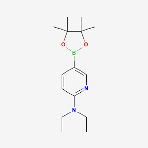 B567576 N,N-diethyl-5-(4,4,5,5-tetramethyl-1,3,2-dioxaborolan-2-yl)pyridin-2-amine CAS No. 1311165-58-8