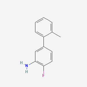 molecular formula C13H12FN B567582 4-氟-2'-甲基联苯-3-胺 CAS No. 1226182-92-8