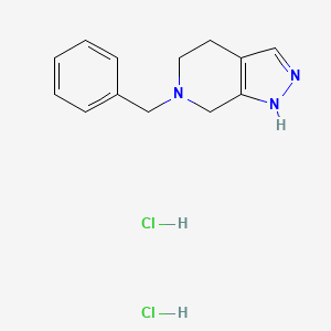 6-Benzyl-4,5,6,7-tetrahydro-1H-pyrazolo[3,4-c]pyridine dihydrochloride