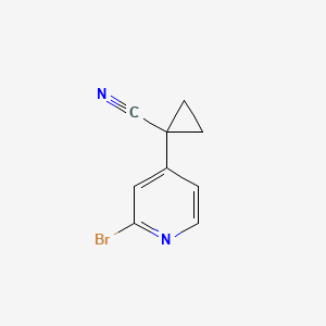 1-(2-Bromopyridin-4-YL)cyclopropanecarbonitrile