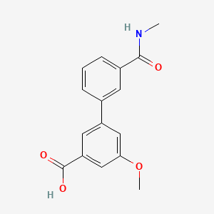 5-Methoxy-3-[3-(N-methylaminocarbonyl)phenyl]benzoic acid