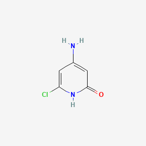 molecular formula C5H5ClN2O B567619 4-Amino-6-chloropyridin-2-ol CAS No. 1227600-15-8
