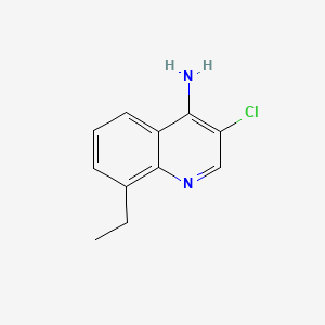 3-Chloro-8-ethylquinolin-4-amine