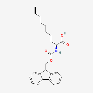 (S)-2-((((9H-Fluoren-9-yl)methoxy)carbonyl)amino)dec-9-enoic acid