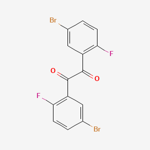Bis(5-bromo-2-fluorophenyl)ethane-1,2-dione