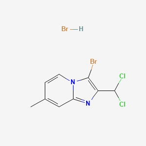 3-Bromo-2-(dichloromethyl)-7-methylimidazo[1,2-a]pyridine hydrobromide