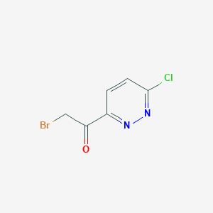 2-Bromo-1-(6-chloropyridazin-3-yl)ethanone
