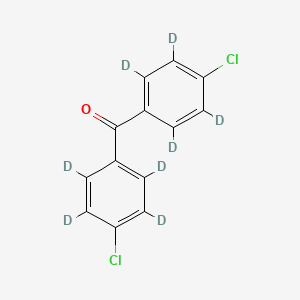 molecular formula C13H8Cl2O B567639 4,4'-Dichlorobenzophenone-D8 