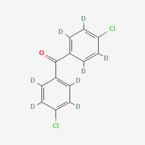 molecular formula C13H8Cl2O B567639 双(4-氯-2,3,5,6-四氘代苯基)甲酮 CAS No. 1219806-01-5