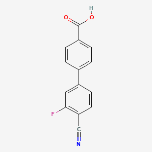 4'-Cyano-3'-fluorobiphenyl-4-carboxylic acid
