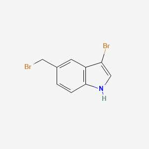 3-Bromo-5-(bromomethyl)-1H-indole