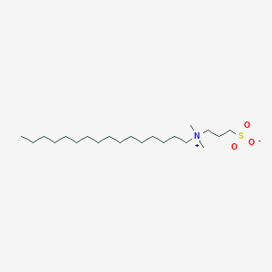 molecular formula C21H45NO3S B056766 N-hexadecyl-N,N-dimethyl-3-ammonio-1-propanesulfonate CAS No. 2281-11-0