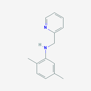molecular formula C14H16N2 B5676631 2,5-dimethyl-N-(pyridin-2-ylmethyl)aniline CAS No. 355382-32-0