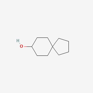 molecular formula C10H18O B567664 螺[4.5]癸烷-8-醇 CAS No. 1266120-78-8