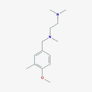 molecular formula C14H24N2O B5676841 N'-[(4-methoxy-3-methylphenyl)methyl]-N,N,N'-trimethylethane-1,2-diamine 