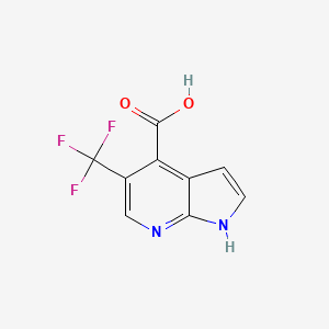 5-(Trifluoromethyl)-1H-pyrrolo[2,3-b]pyridine-4-carboxylic acid