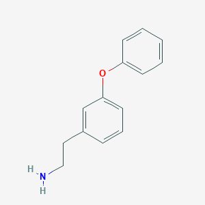 molecular formula C14H15NO B056769 3-Phenoxyphenethylamine CAS No. 118468-17-0