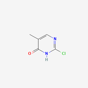 molecular formula C5H5ClN2O B567695 2-Chloro-5-methylpyrimidin-4-ol CAS No. 1246763-80-3