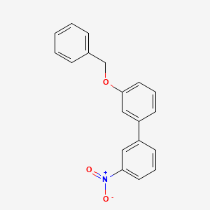 molecular formula C19H15NO3 B567705 1-(Benzyloxy)-3-(3-nitrophenyl)benzene CAS No. 1355248-16-6