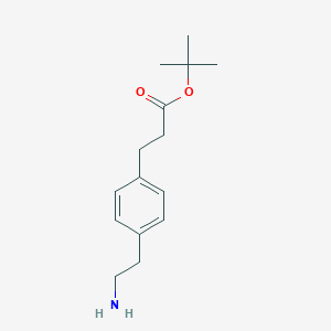 tert-Butyl 3-(4-(2-aminoethyl)phenyl)propanoate
