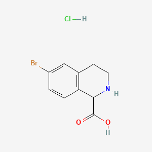6-Bromo-1,2,3,4-tetrahydroisoquinoline-1-carboxylic acid hydrochloride