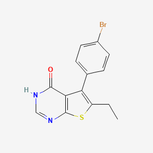 molecular formula C14H11BrN2OS B5677283 C14H11BrN2OS 