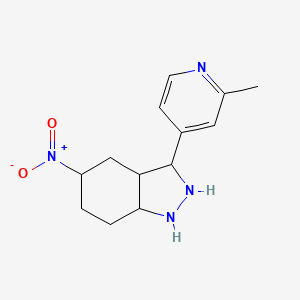 B567740 3-(2-Methylpyridin-4-yl)-5-nitro-1h-indazole CAS No. 1356088-25-9