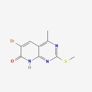 6-bromo-4-methyl-2-(methylthio)pyrido[2,3-d]pyrimidin-7(8H)-one