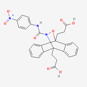 9,10-Dihydro-9,10-bis(2-carboxyethyl)-N-(4-nitrophenyl)-10,9-(epoxyimino)anthracene-12-carboxamide