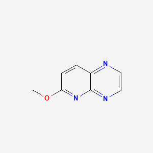 molecular formula C8H7N3O B567755 6-甲氧基吡啶并[2,3-b]吡嗪 CAS No. 1260649-33-9
