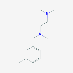 molecular formula C13H22N2 B5677612 N,N,N'-trimethyl-N'-[(3-methylphenyl)methyl]ethane-1,2-diamine 