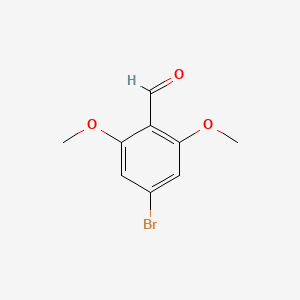 molecular formula C9H9BrO3 B567764 4-Bromo-2,6-dimethoxybenzaldehyde CAS No. 1354050-38-6