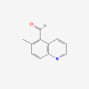 B567779 6-Methylquinoline-5-carbaldehyde CAS No. 1211489-16-5
