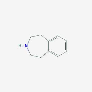 molecular formula C10H13N B056782 2,3,4,5-Tetrahydro-1H-benzo[d]azepine CAS No. 4424-20-8