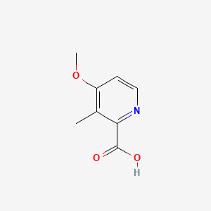 molecular formula C8H9NO3 B567832 4-Methoxy-3-methylpicolinic acid CAS No. 1211583-53-7