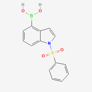 1-Benzenesulfonyl-1H-indole-4-boronic acid